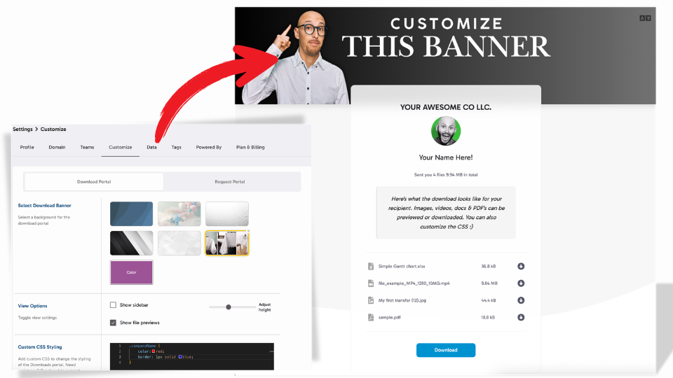 Your Brand, Not Ours: White-Label Document Delivery.